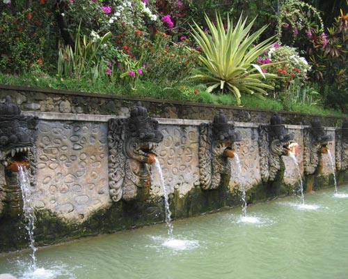 los aguas termales de Banjar