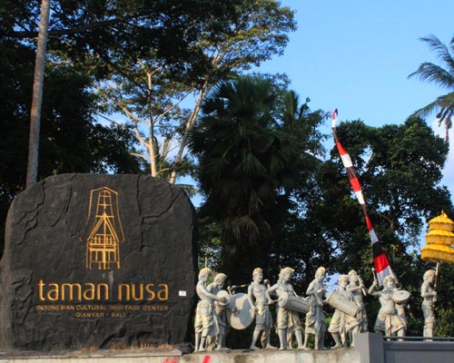 taman nusa park indonesia culture